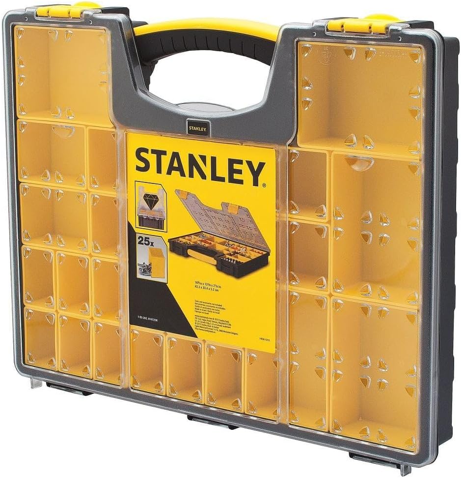 Stanley Tools and Consumer Storage 014725R 25-Removable Compartment Professional Organizer
