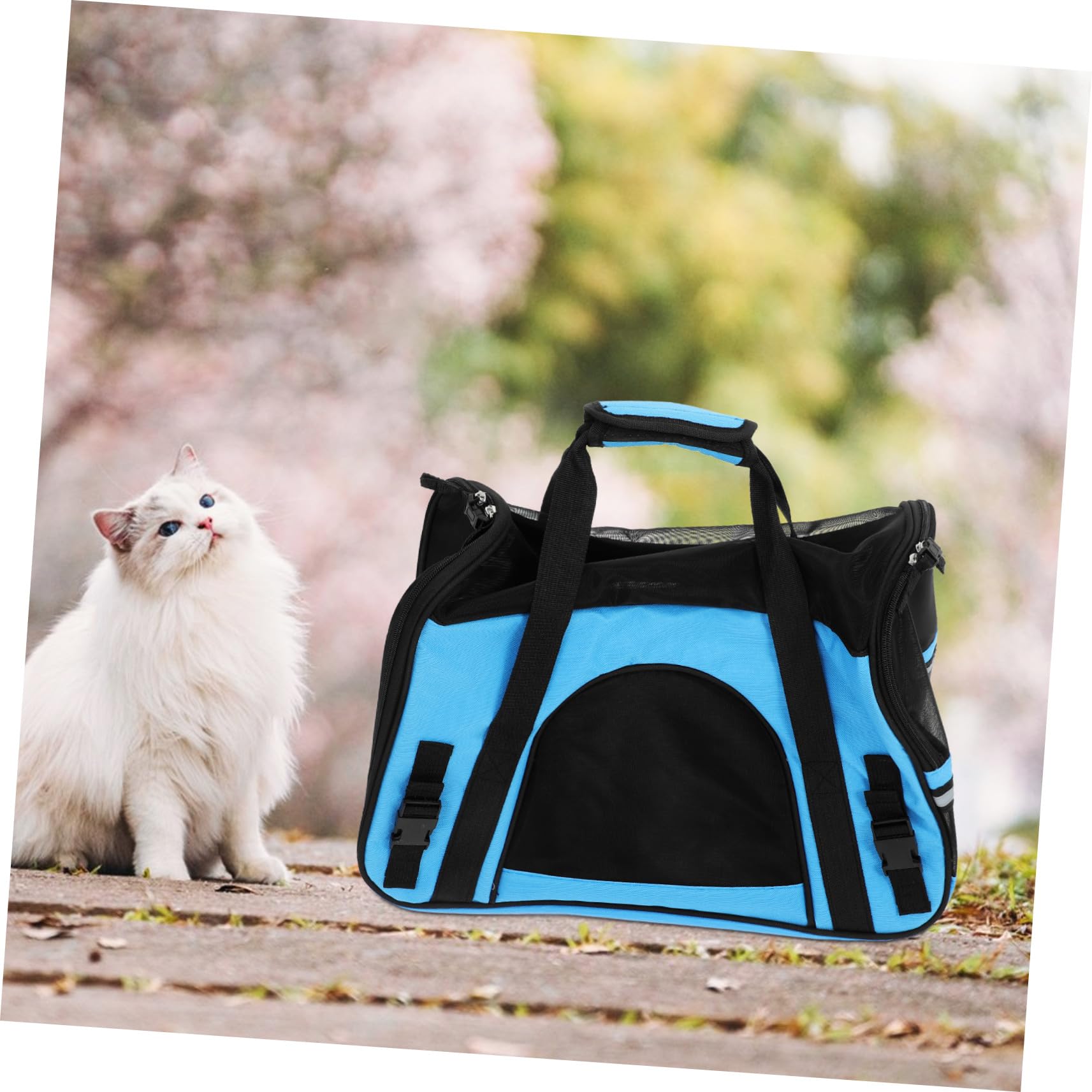 SUPVOX 1pezzi Borsa Trasportino per Cani Esterna Borsa Porta Gatti Materiale Sicuro e Durevole Design Traspirante Comodo da Usare per Parchi e Ospedali