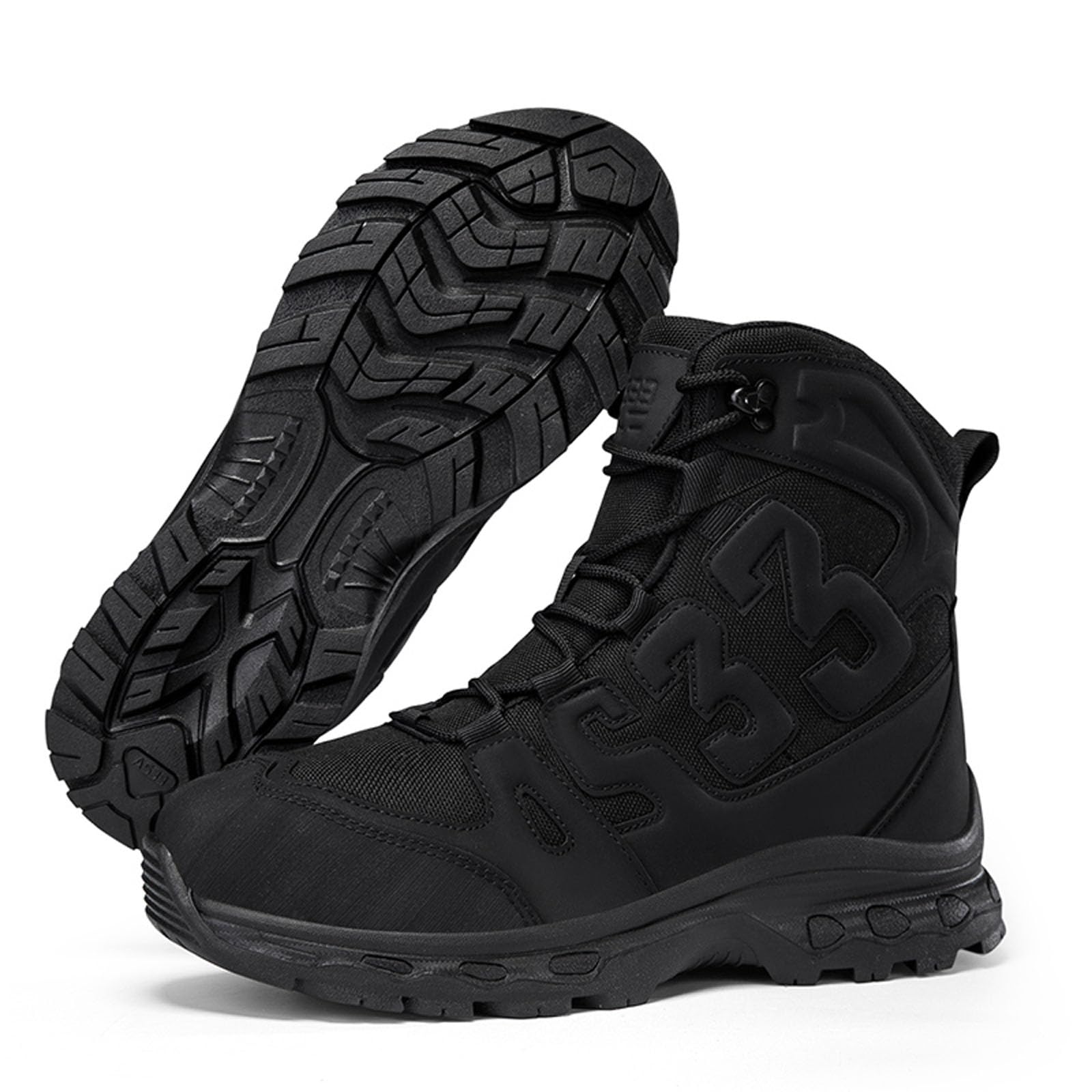 Botines de los hombres militares tácticos botas de combate transpirable desierto botas