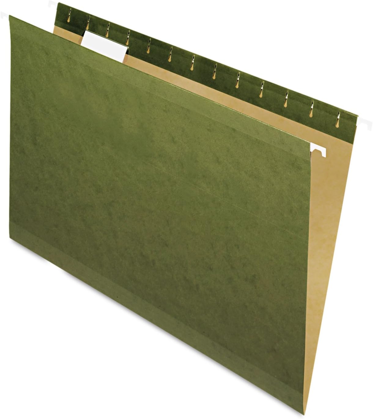 Reinforced Hanging Folders, Legal Size, Standard Green, 1/5 Cut, 25/BX (4153 1/5)