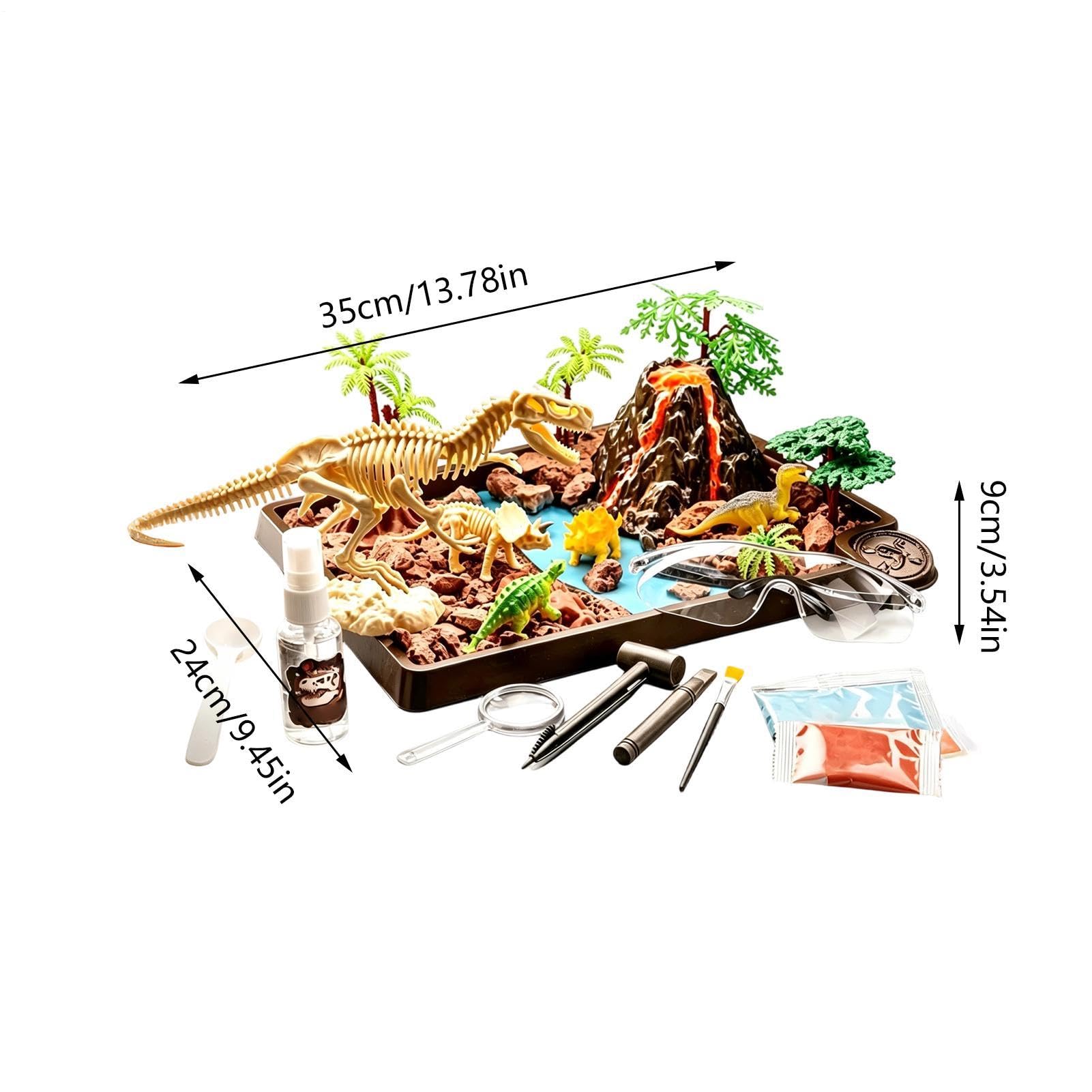Dinosaurier Fossil Ausgrabungsset Interaktives Kompetenztraining | Kinder Wissenschaftsspielzeug -Ausgrabungsset Für , Mädchen, Schüler Und Vorschulkinder Von 3-5 Jahren, Für Zuhause,
