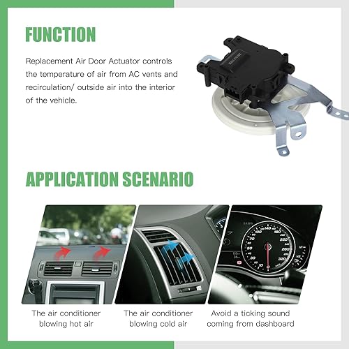 Miniatura 5 de SCITOO Reemplazo de actuador de puerta de mezcla de calentador HVAC para Honda para CR-V 2012-2016 604-0867 palancas de puerta de mezcla de