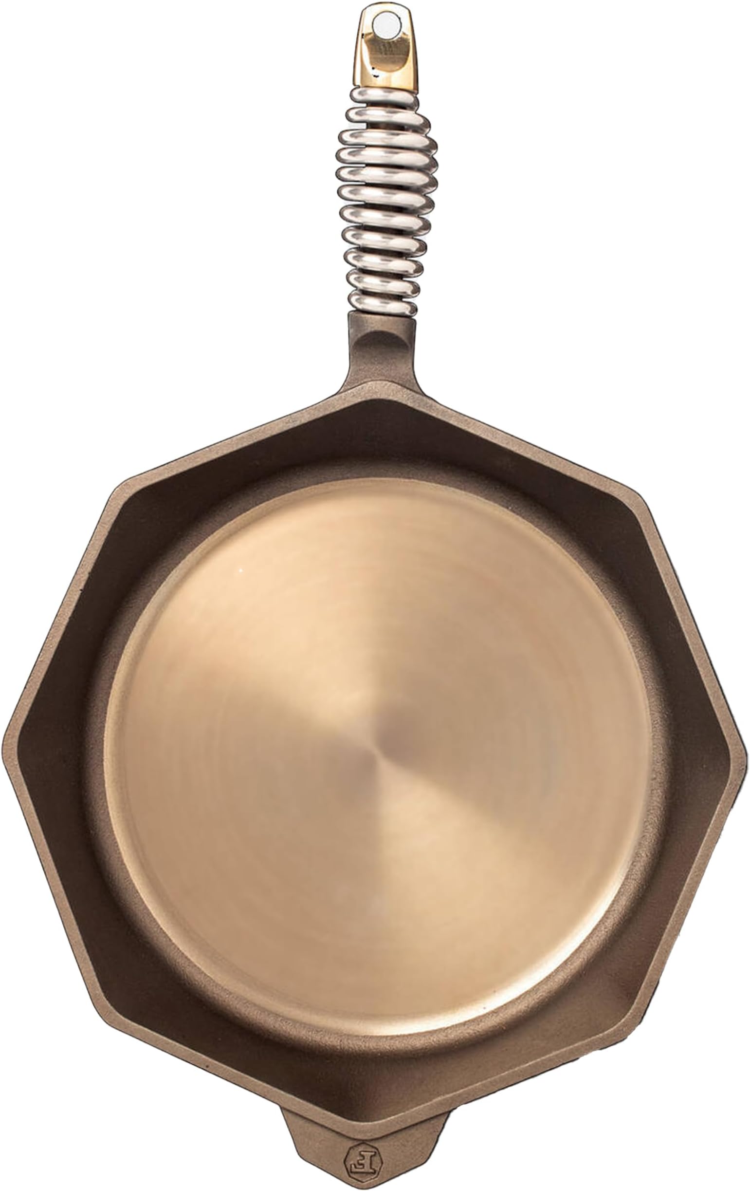 FINEX 12" Cast Iron Skillet, Modern Heirloom, Handcrafted in The USA, Pre-Seasoned with Organic Flaxseed Oil