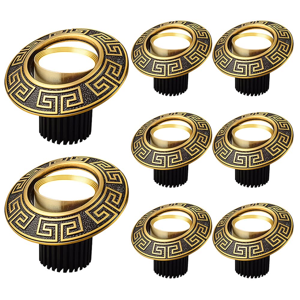 GTHTUHFD Pack Of 8 Retrofit Brass Can Lights Adjustable Angle Led Downlight 3W,5W,7W,10W,12W Eyeball Round Recessed Light 2.5In 3.5In Round Flat Panel Light-3 Color Temperatu,12w-3000k