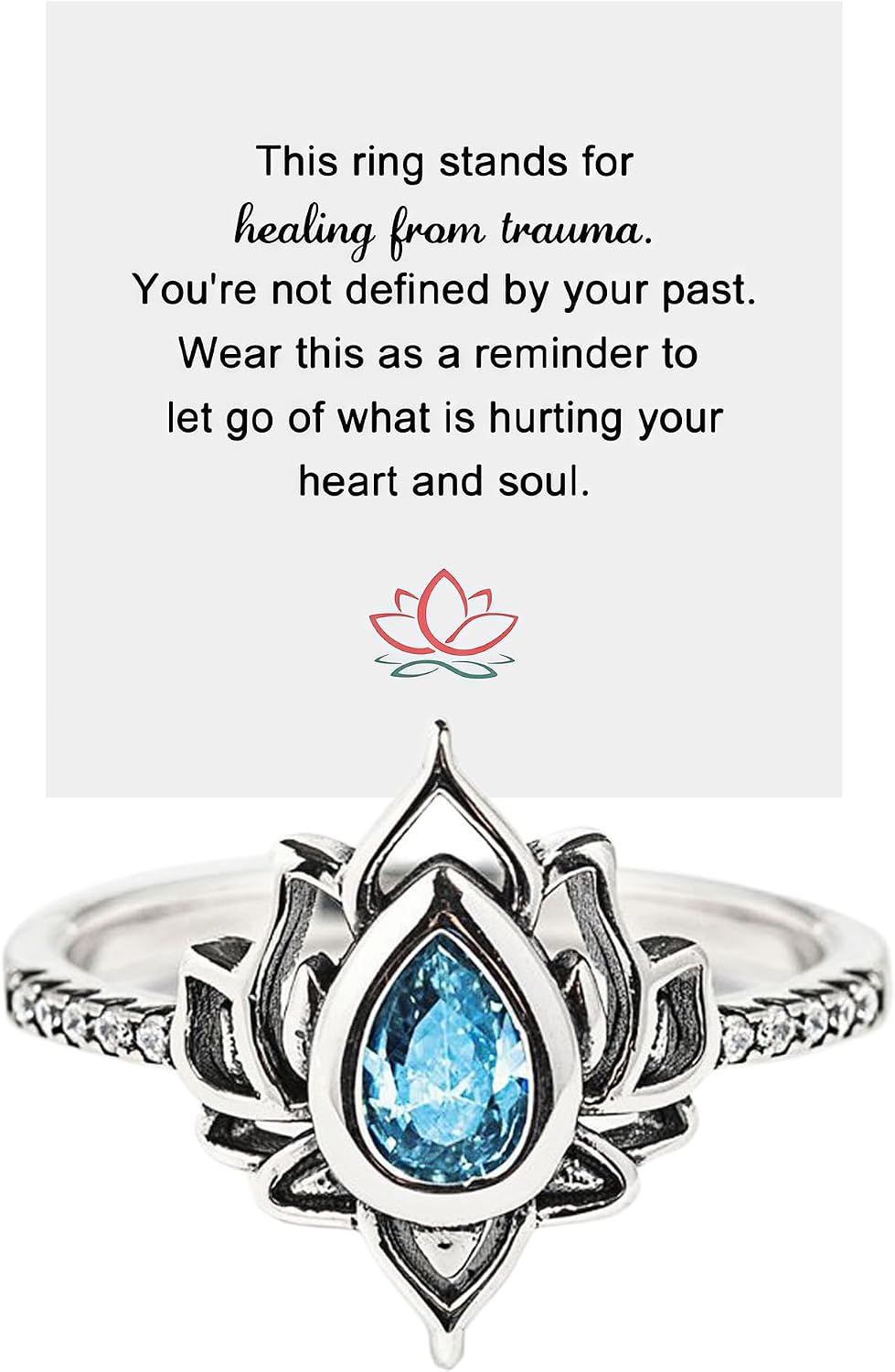 Fuck My Trauma Ring,Stainless Steel Fuck My Trauma Ring,Fuck Trauma Stackable Rings Ring,Inspirational Trauma Healing Ring Friendship Gift Jewelry for Women