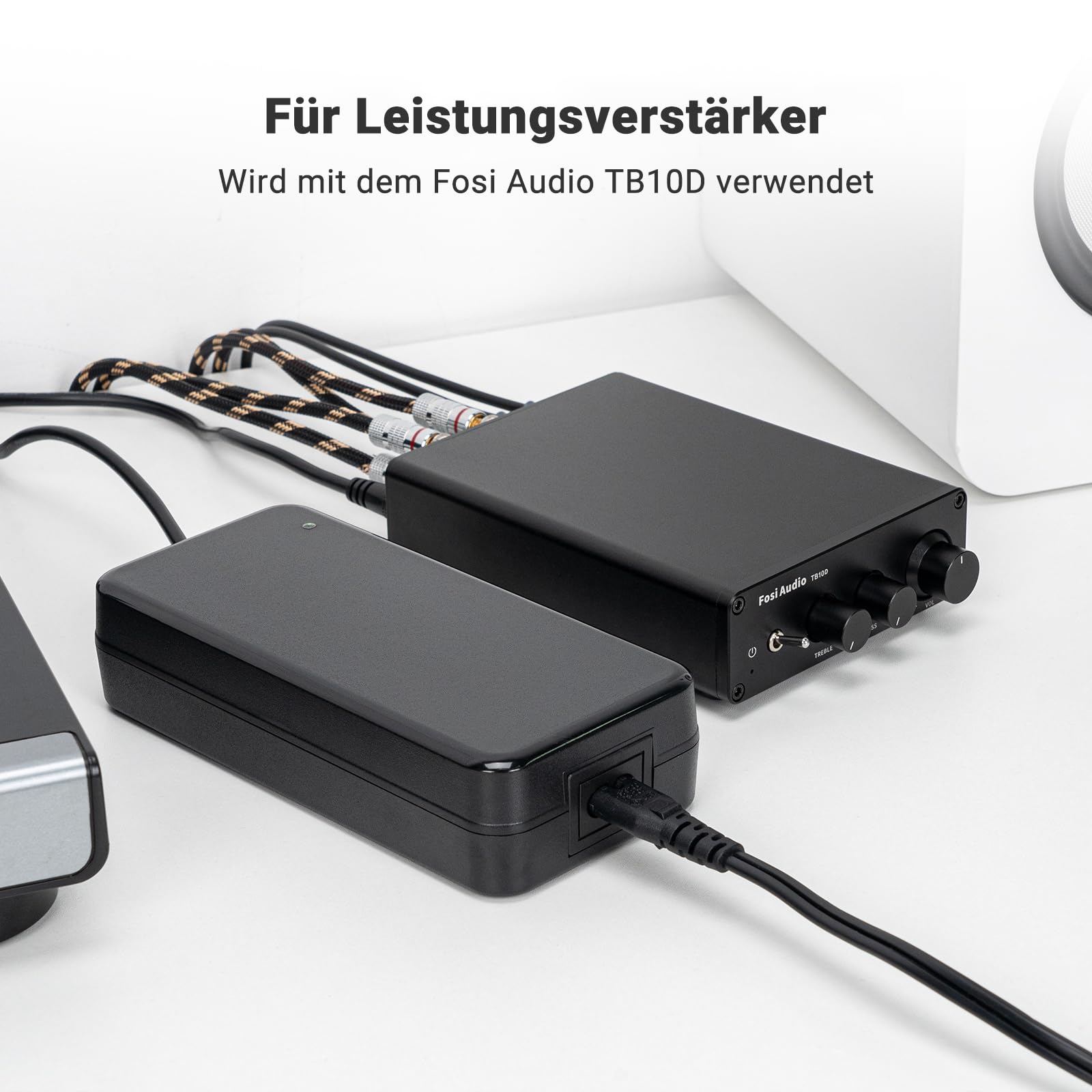 Fosi Audio 48V 5A Netzteil Versorgung für Home Audio Bluetooth Stereo Receiver Verstärker Mini Hi-Fi Class D Integrated Amp