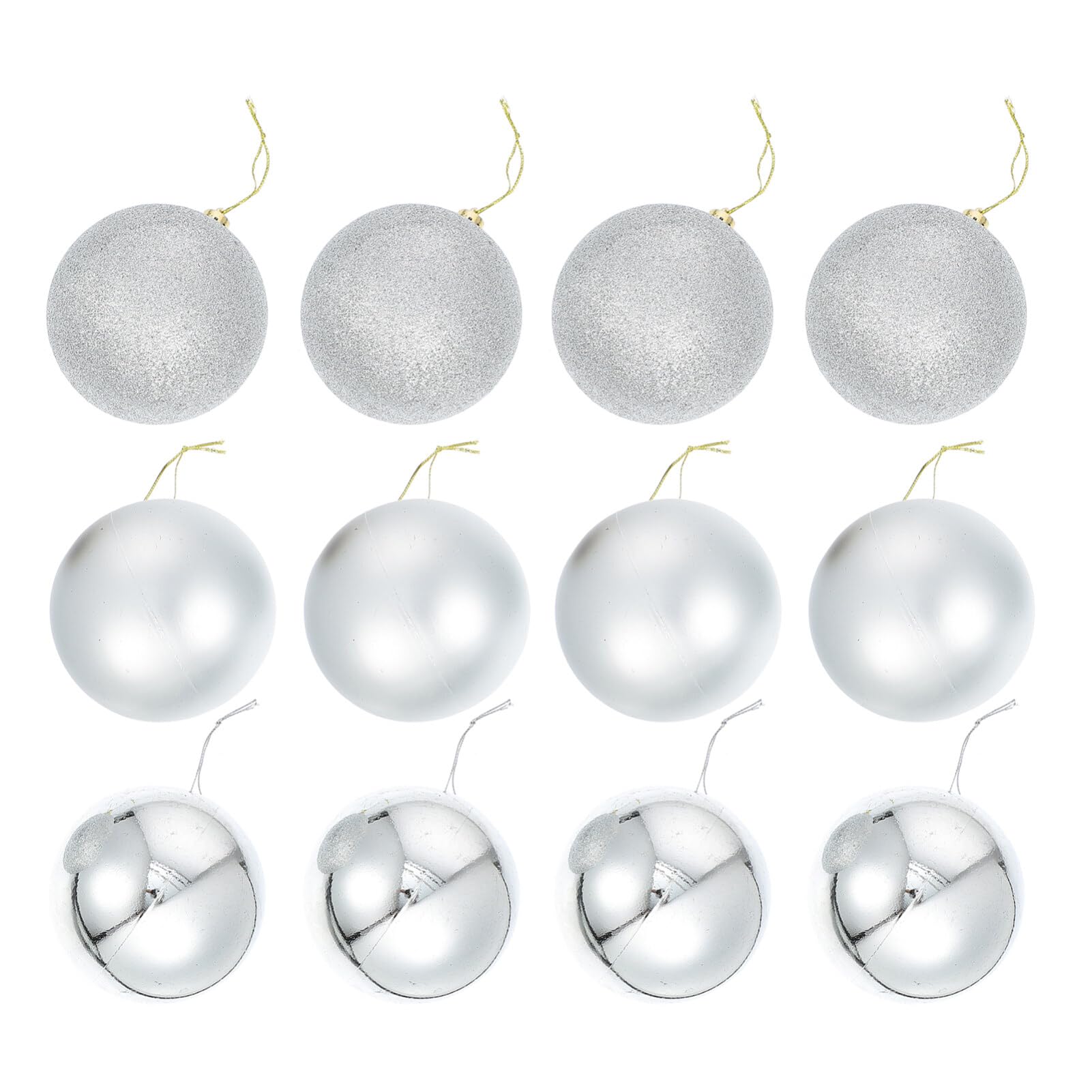 Ciieeo 24stücke Hängende Kugeln als Weihnachtsbaumanhänger Kleine Dekokugeln für Drinnen und Draußen Weihnachtsdekoration aus Hochwertigem Material