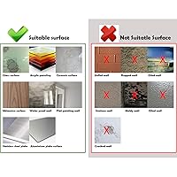 Vista 8 de Art3d 2 Rollos, 3 m, Cinta Nano de Doble Cara Super Fuerte Extraíble, Reutilizable, Lavable