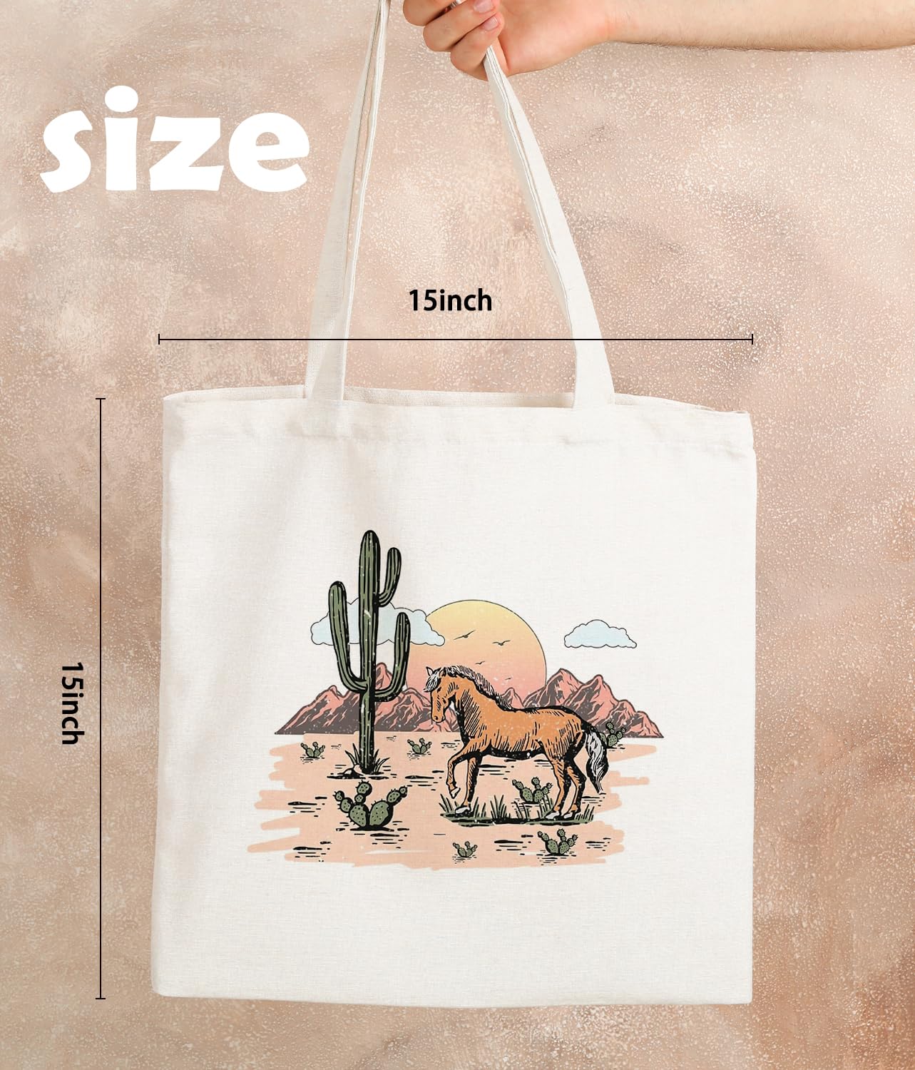 Amazon.com: Zeghk Vintage Western Canvas Tote Bag for Women