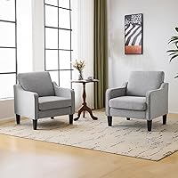 Vista 14 de VINGLI Silla de Acento para Sala de Estar Sillas Verde Oliva Silla de Lectura para Dormitorio Silla con Brazo Recogido Sillas de Acento Modernas