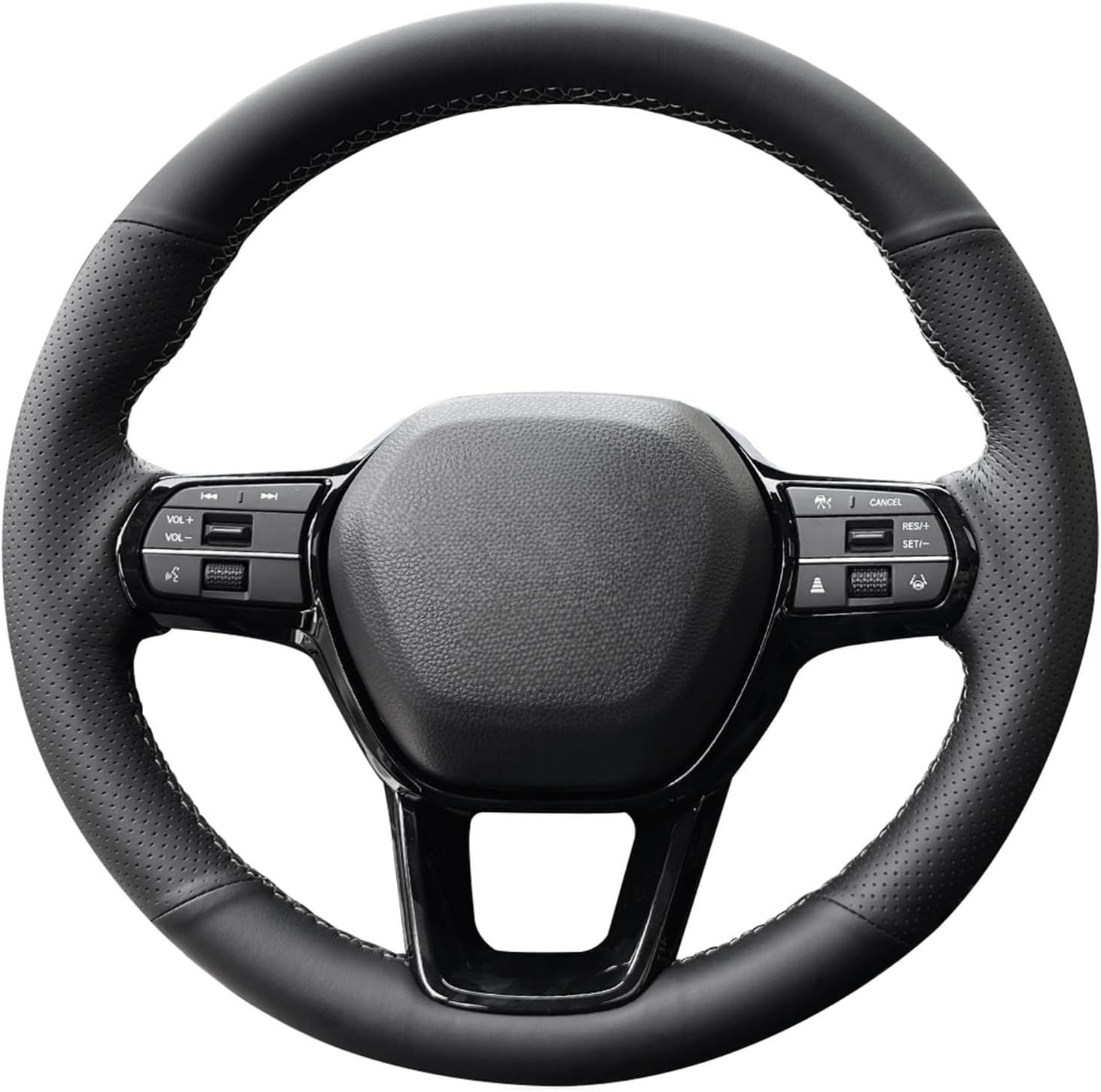 Leather Custom Stitched OEM Steering Wheel Cover for Honda Civic 11th 2022-2026,Accord 11 Gen 2023-2025,CRV CR-V HRV HR-V 2023-2026,Passport 2026,for Acura Integra 2023-2026 Accessories