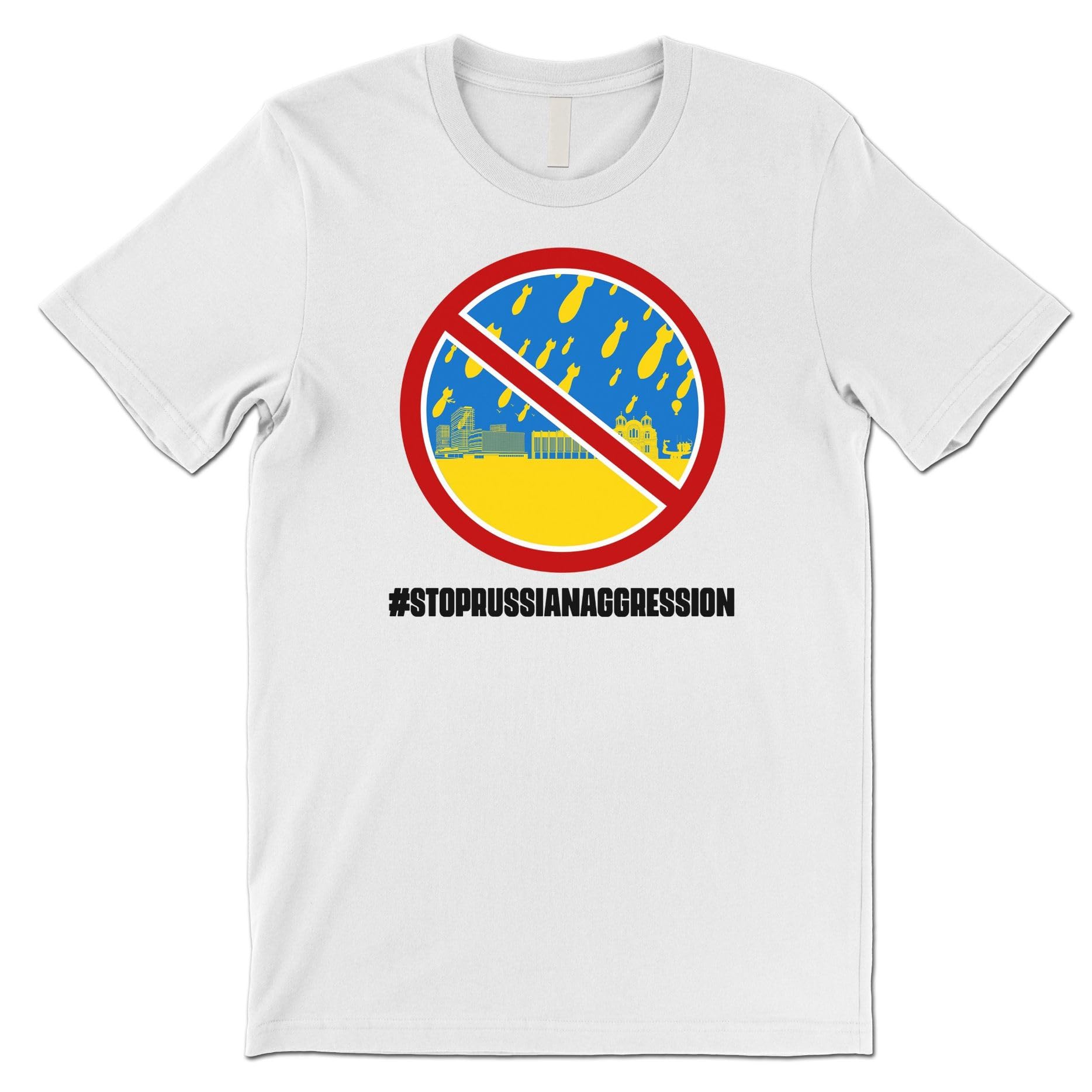 GenericStop Russian Aggression T Shirt Support Ukraine Shirt TShirt Tee T Shirt