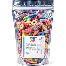 1KG Pick N Mix Sweets Assorted Fizzy Mix Sour Chewy Retro Party Share Resealable Pouch Candybae Quality Candy
