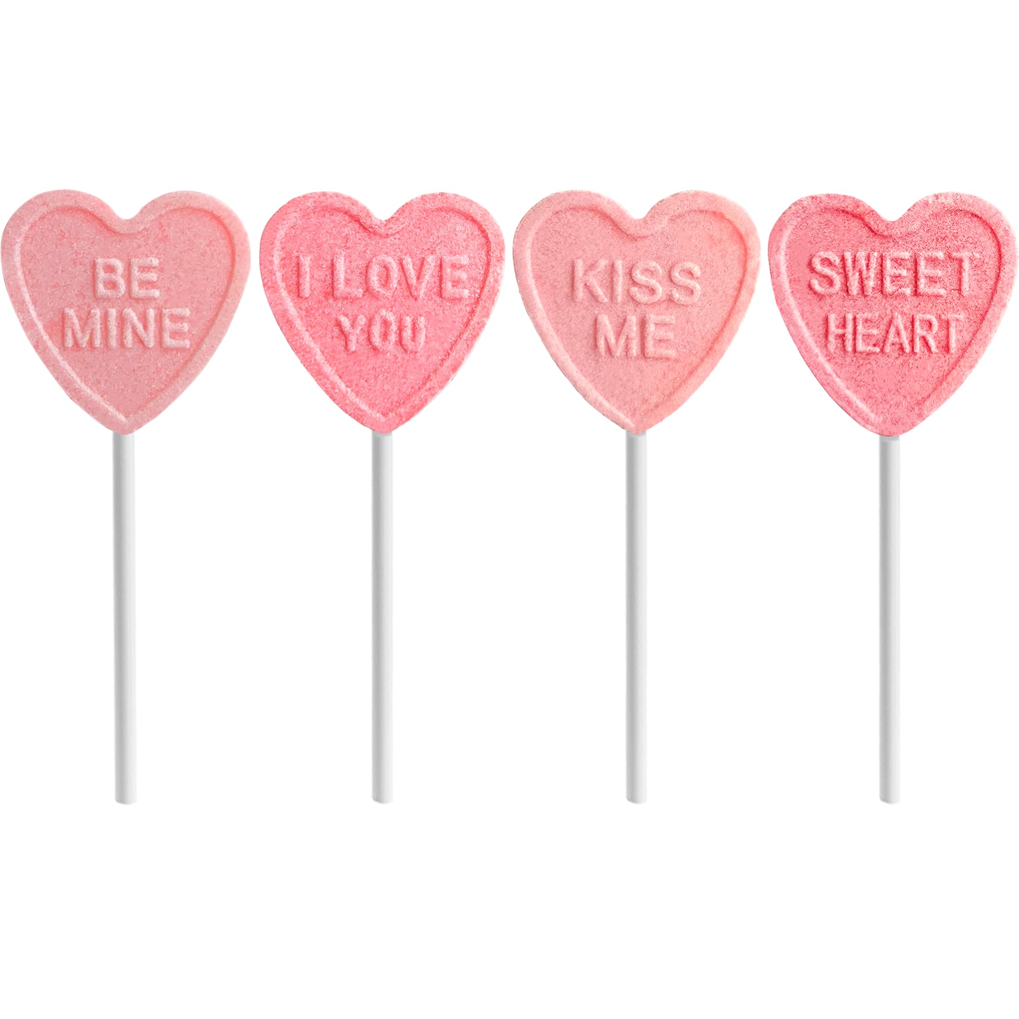 Fruidles Valentine's Day Winkie Lollipop Sucker, Individually Wrapped (12-Pack)
