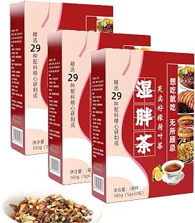 29 Flavors Liver Care Tea, Chinese Herbal Tea For Liver, Liver Support Cleansing Tea, Dampness Removing Slimming Tea, Health Liver Care Tea, Red Bean Barley Tea (3BOX)