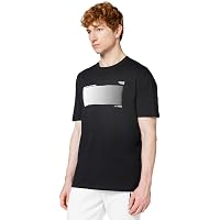 Armani Exchange Front 3D Printed Logo Modern T-Shirt, Navy Scuro