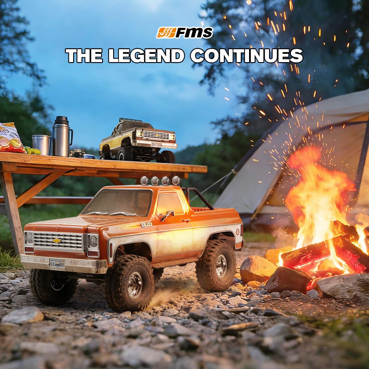 BEEZRC 1/10 RC Crawler FCX10 Chevy K5 Blazer RS RC Car Hobby RC