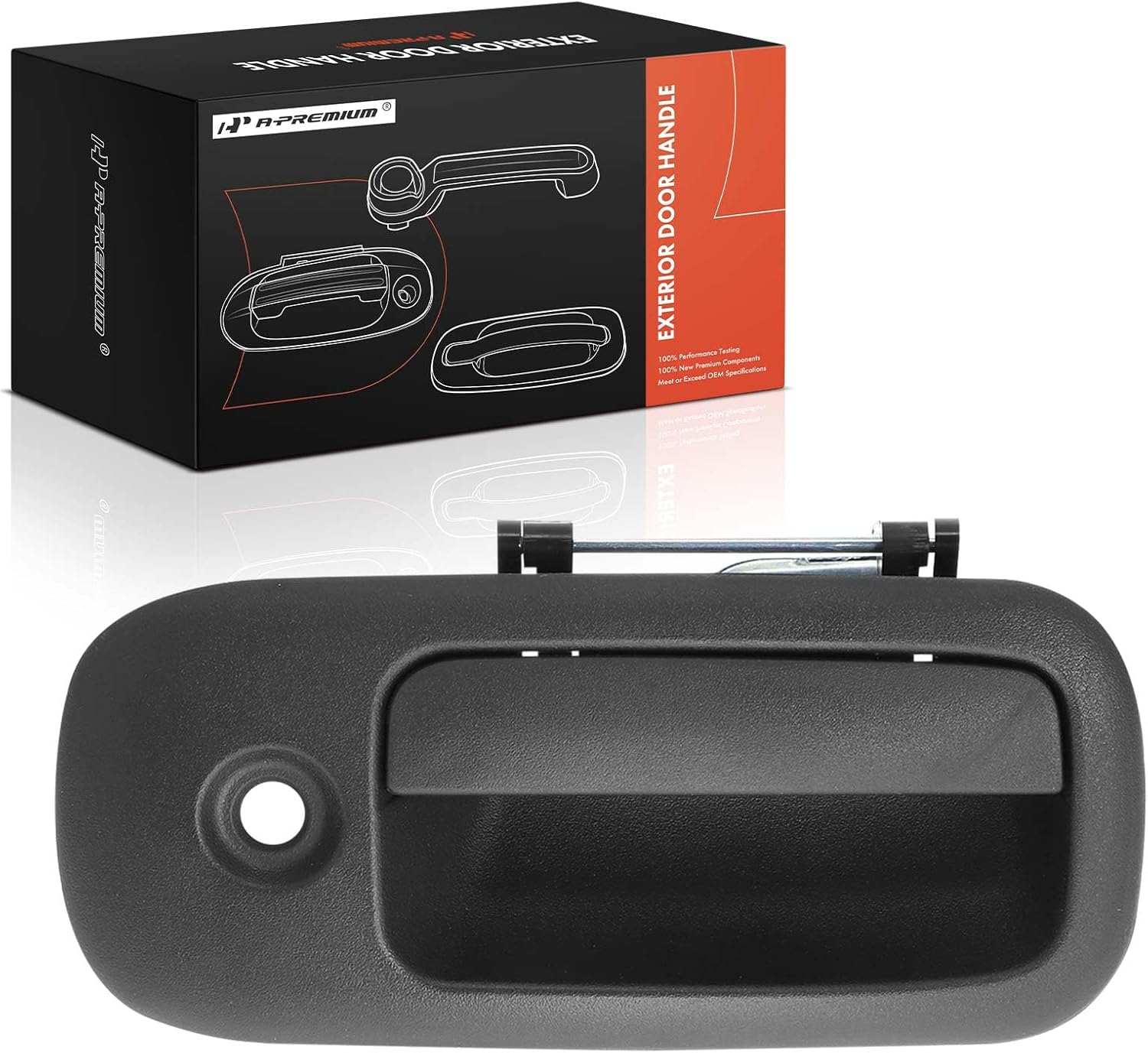A-Premium Front or Rear Passenger Side Exterior Door Handle Compatible with Chevrolet C4500 Kodiak, C5500 Kodiak, C6500 Kodiak, C7500 Kodiak, C8500 & GMC C4500 Topkick, C8500 Topkick & Isuzu HTR, HVR