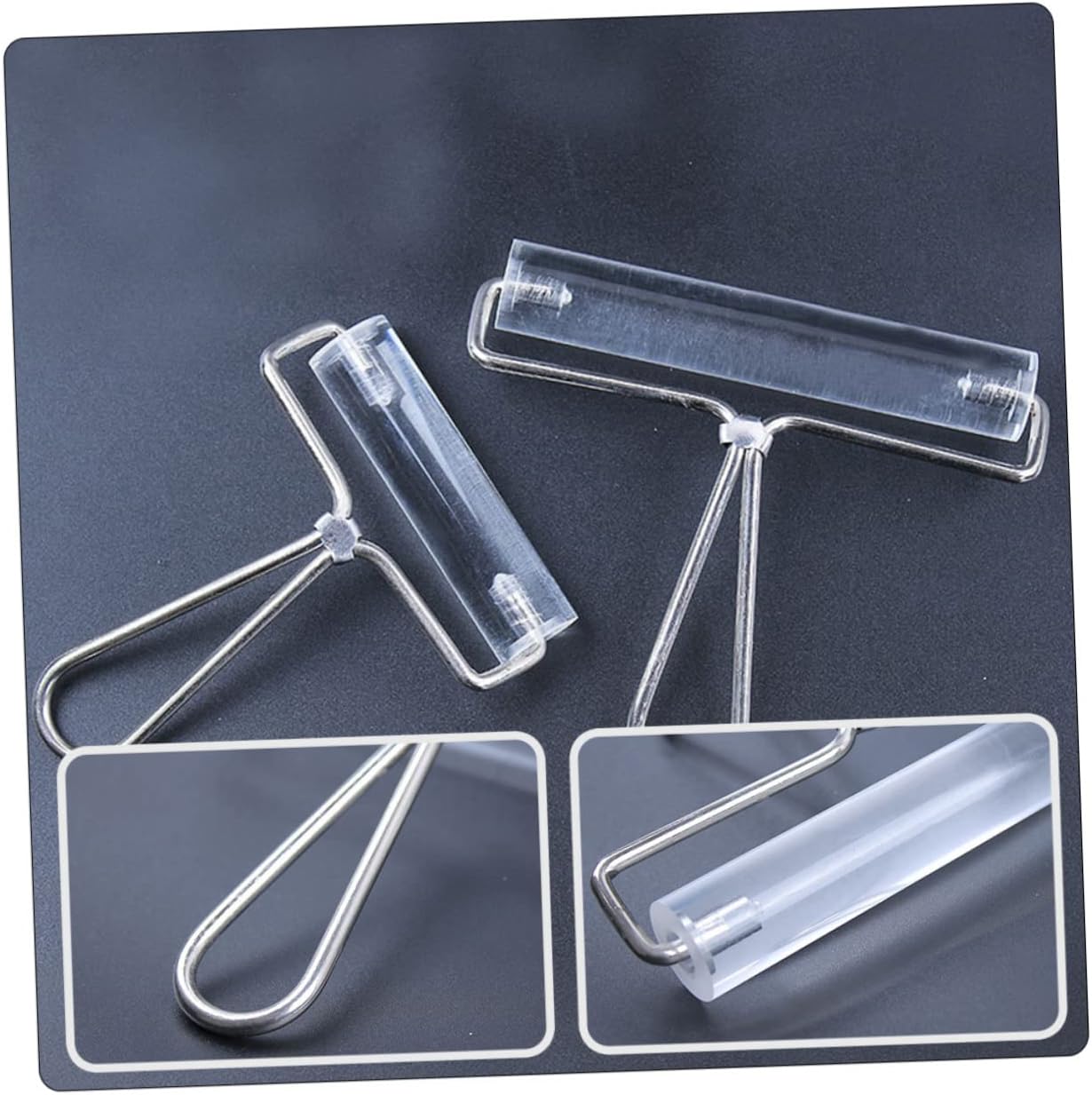 Lurrose 2pcs Printmaking Ink Rollers Brayers for Gluing Painting Crafting Durable Art Tools for Stamping Wallpaper and Printmaking Projects