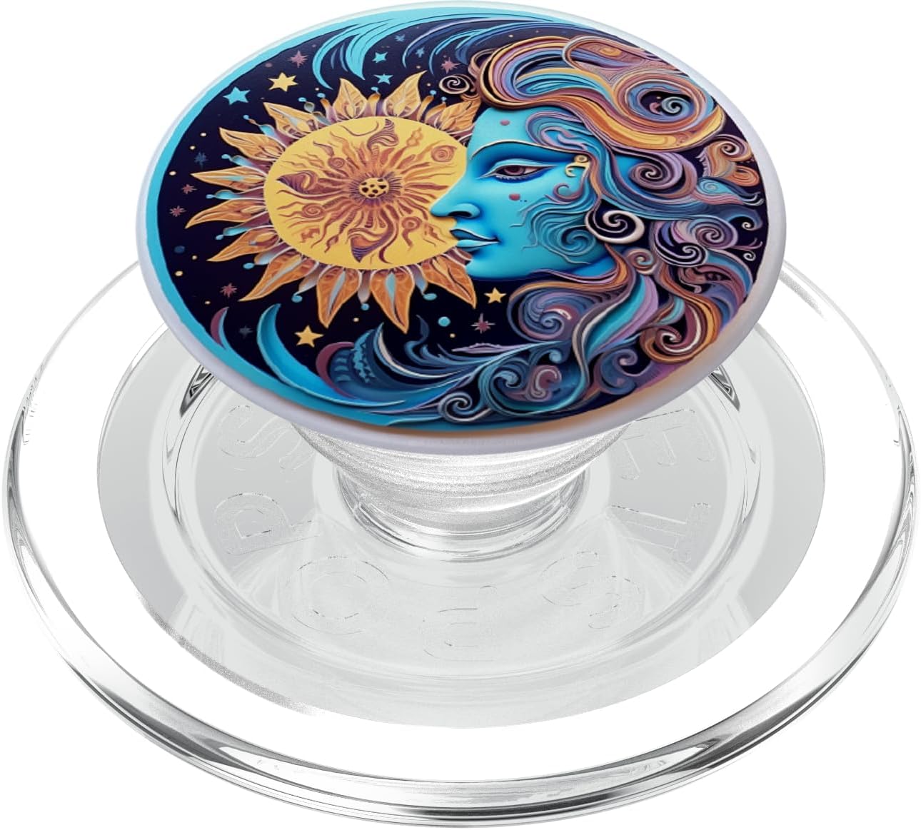 Sun And Moon Lover Astronomy Astrology Stargazer PopSockets PopWallet for MagSafe