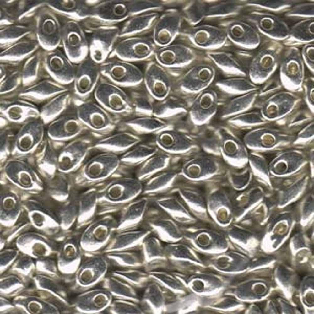 100 Grams Galvanized Silver 4x7mm Miyuki Long Magatama Japanese 800 Glass Fringe Seed Beads