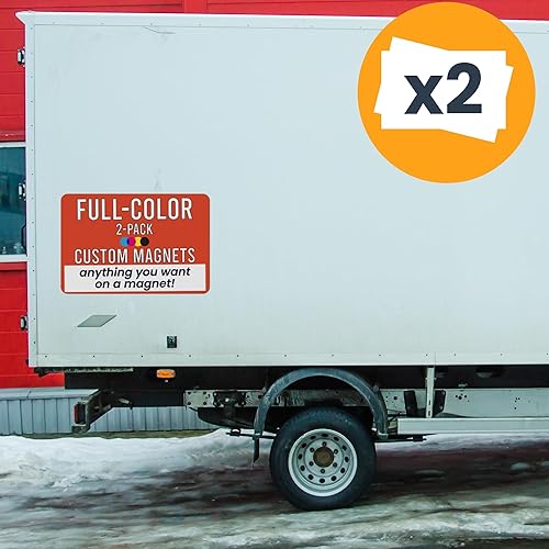 Miniatura 36 de Magnet Me Up Custom 12x18 Inch Car Magnets and Decals, 2 PK, Custom Car Magnets for Businesses, Advertising, Personal Use, Gift, Choose Your Text