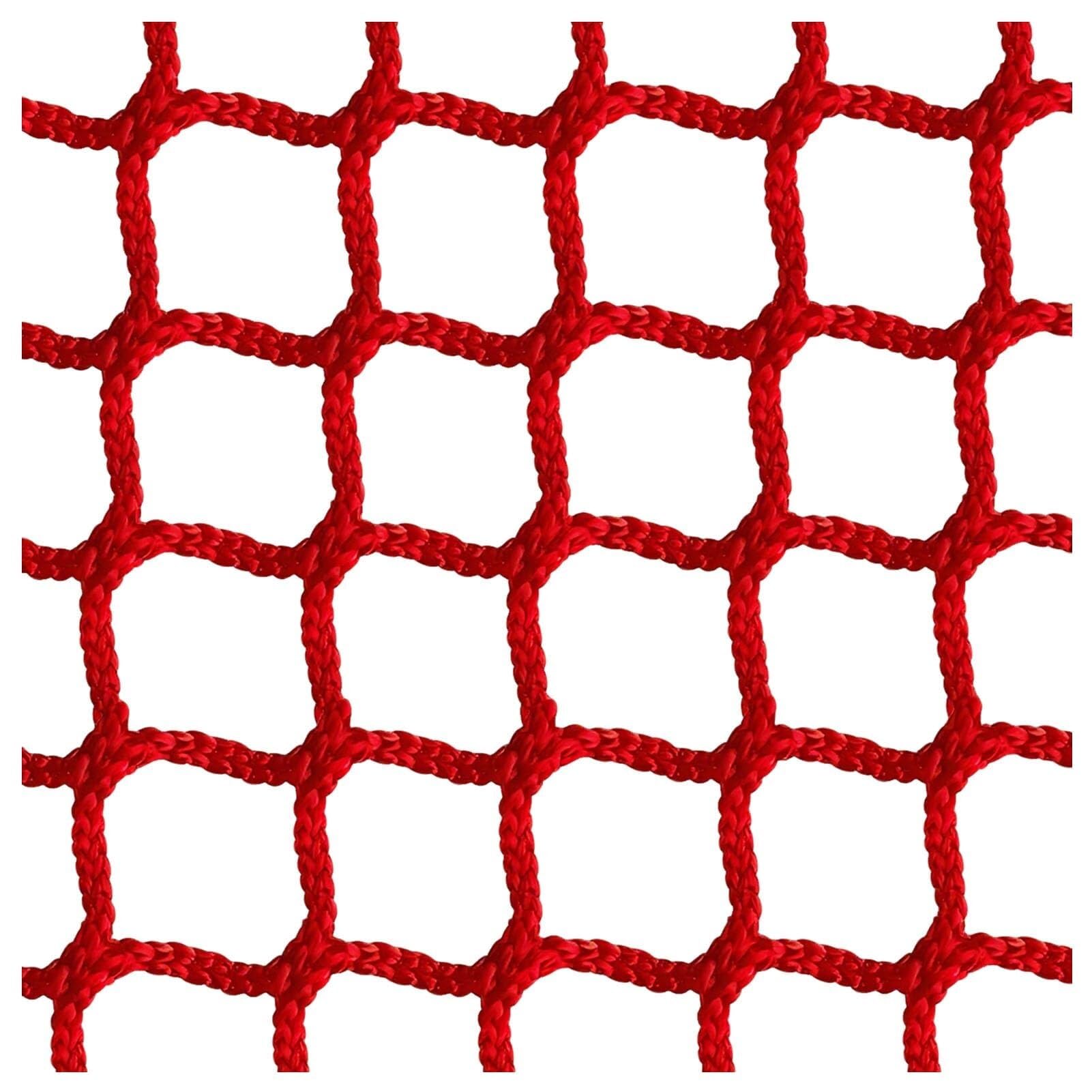 Safety net Red Knotless Safety Rope Net Fence Nets for Balcony Banister Guard Kids Playground Railing Protective Netting(3 * 5m)
