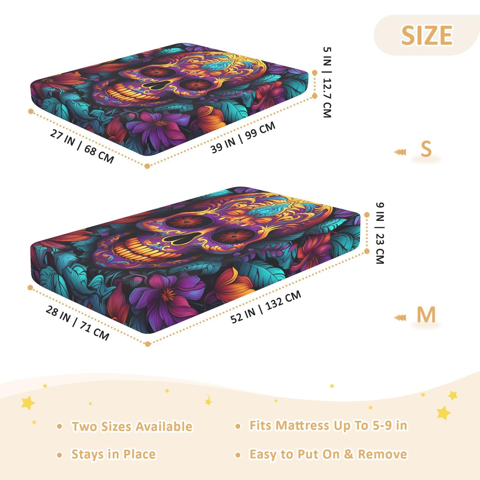 CráNeos Cian PúRpura Flor Rosa Sábana de Cuna para Niños Pequeños,Sábanas de Algodón Suave para Bebés Aptas para Colchón Corralito