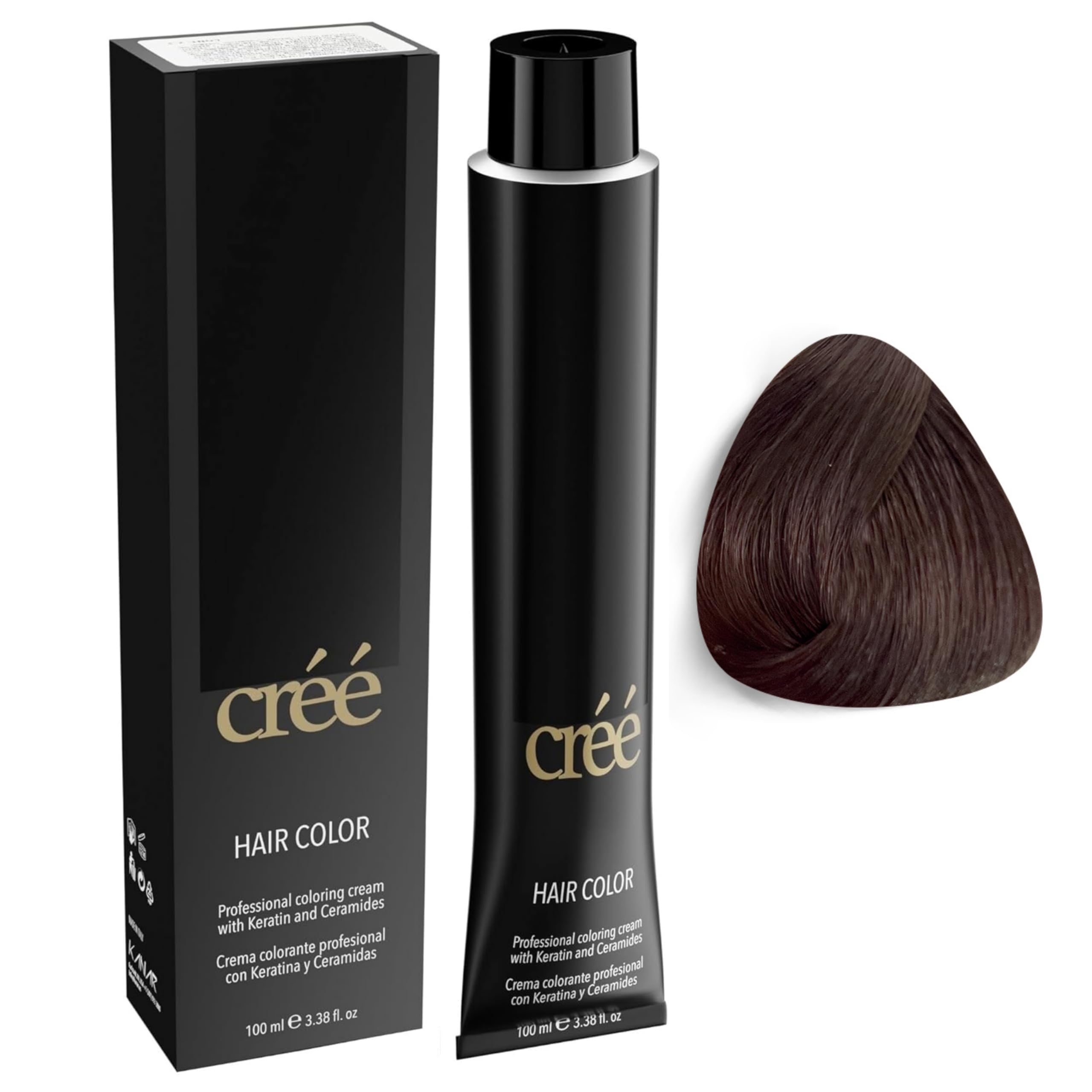 Cree Professional 8.91 - Ice Chesnut Light Permanent Hair Color - Long Lasting, Rich Vibrant - Gray Coverage 100ml - 3.4 fl.oz.