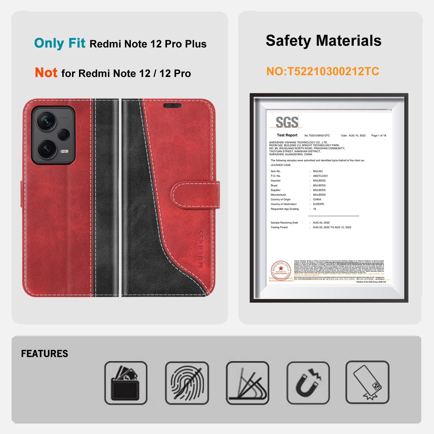 Mulbess Cover Per Xiaomi Redmi 9, Interno TPU Antiurto
