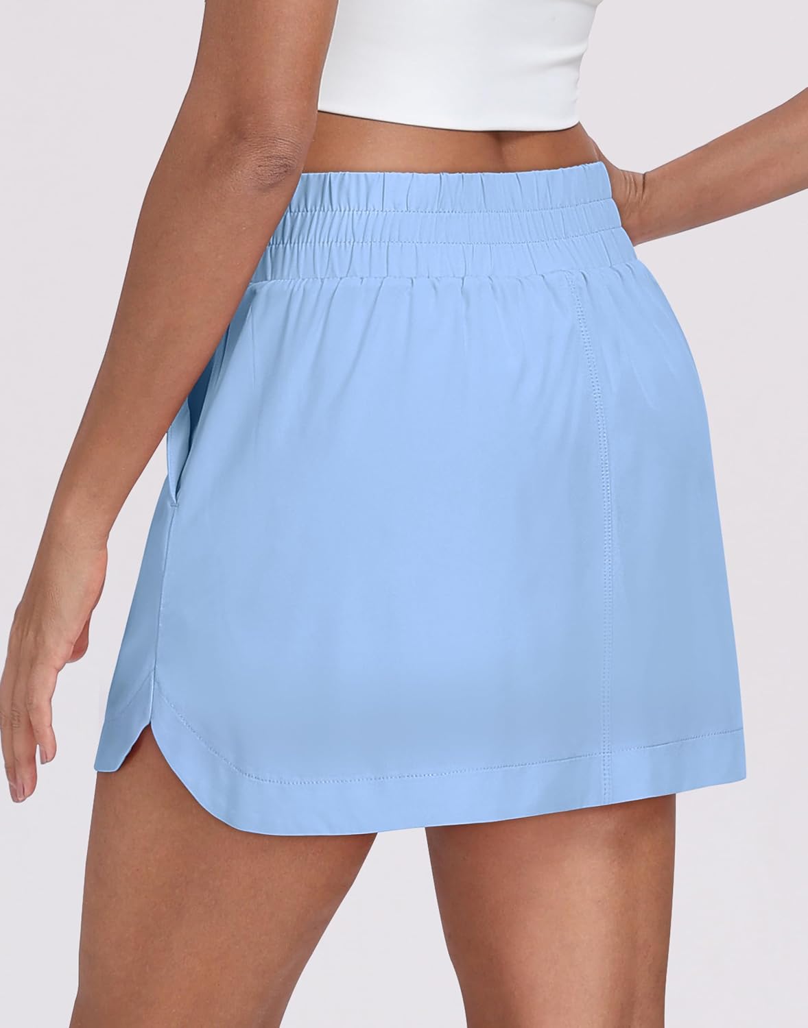 Women's High Waisted Golf Tennis Skirts Lightweight Athletic Casual Skorts with 4 Pockets Inner Shorts