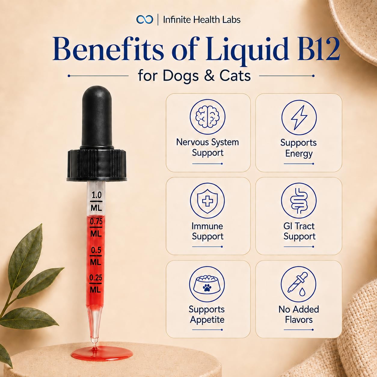 benefits of b12 injections for cats Infinite Health Labs Vitamin Dogs & Cats, Methylcobalamin, 1 oz : Health & Household Size:15ml Glass Dropper Bottle