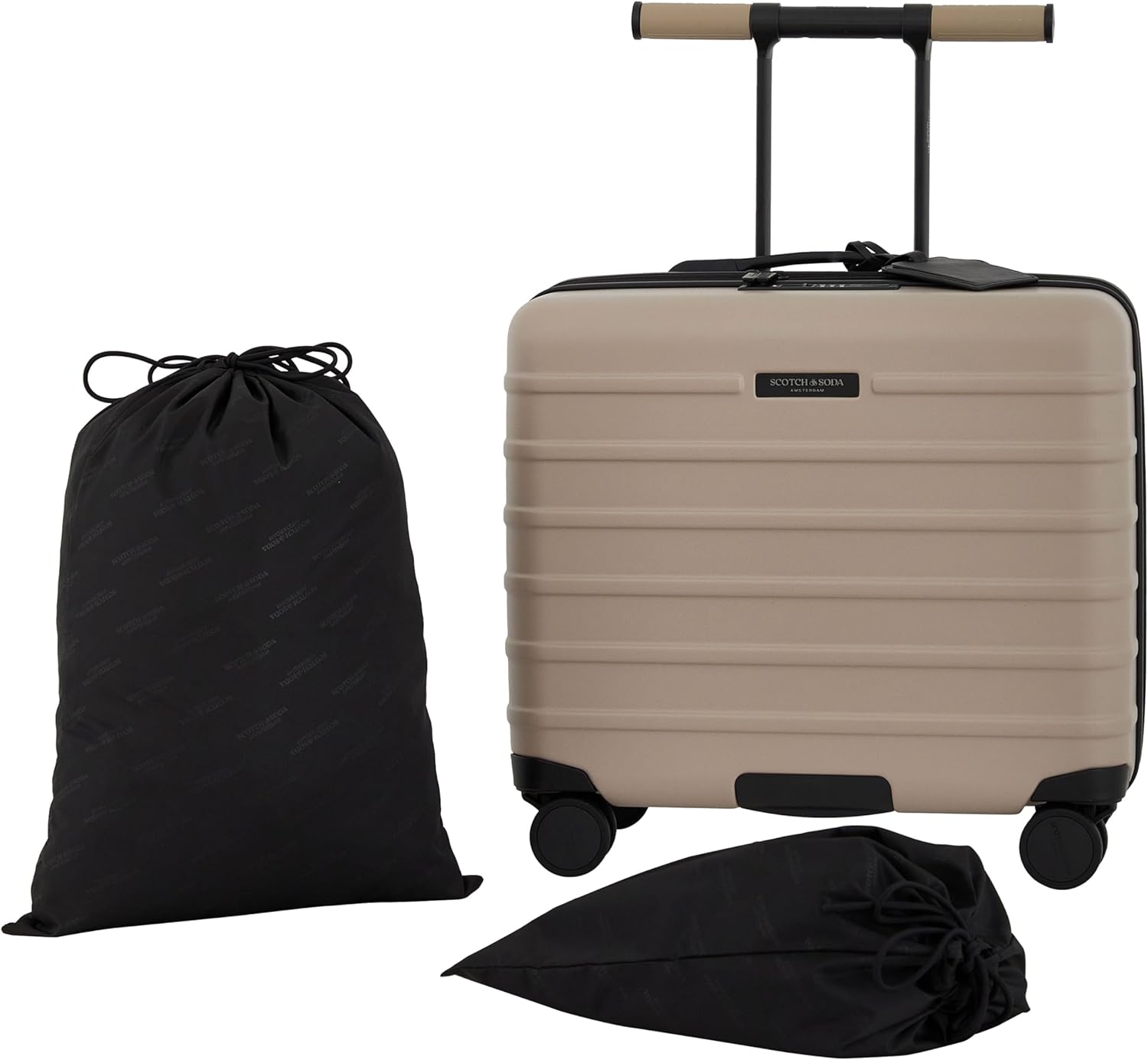 Scotch & Soda Tilburg Luggage, Pebble, 19-Inch Trunk Briefcase