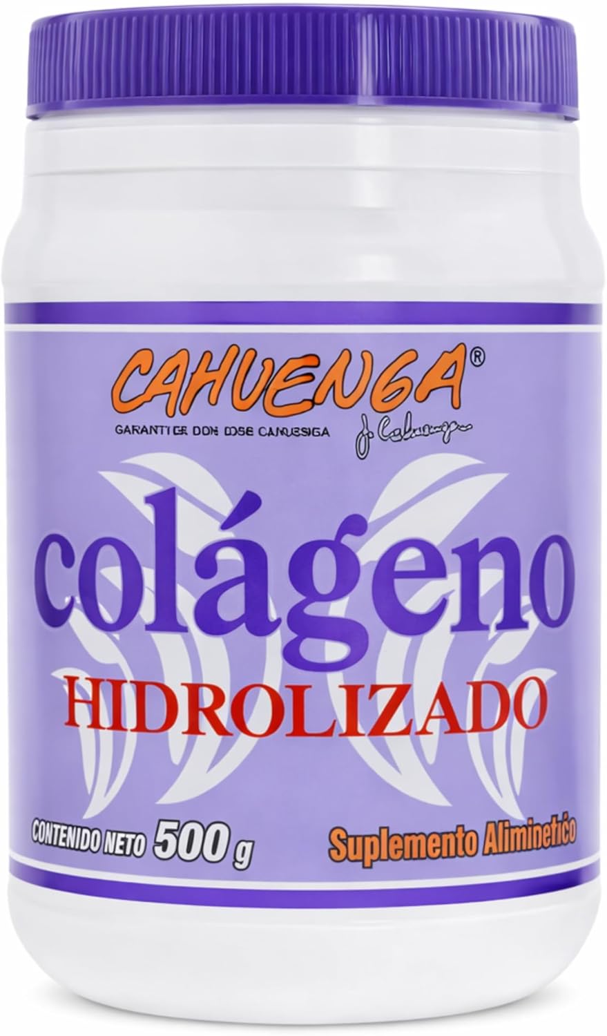 CAHUENGA Hydrolyzed Collagen Powder 500g - Unflavored Protein for Hair, Skin, Nails & Joints – Keto & Gluten-Free - Colageno Hidrolizado (Hydrolyzed Collagen) 500g