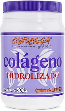 CAHUENGA Hydrolyzed Collagen Powder 500g - Unflavored Protein for Hair, Skin, Nails & Joints Keto & Gluten-Free - Colageno Hidrolizado Hydrolyzed Collagen 500g