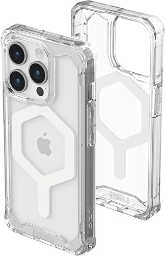 URBAN ARMOR GEAR UAG versión actualizada Funda compatible con iPhone 15 Pro de 6.1 pulgadas Plyo Iceblanco imán integrado compatible con carga