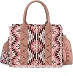 Montana West X Wrangler Tote Bag for Women Boho Aztec Shoulder Purse Top Handle Stachel Handbag