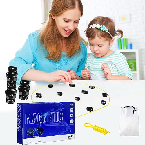 Ajedrez Magnético Portátil Con Imanes Y Cuerda – Juego De Estrategia Para Niños Y Adultos, Ideal Para Viajes Y Fiestas