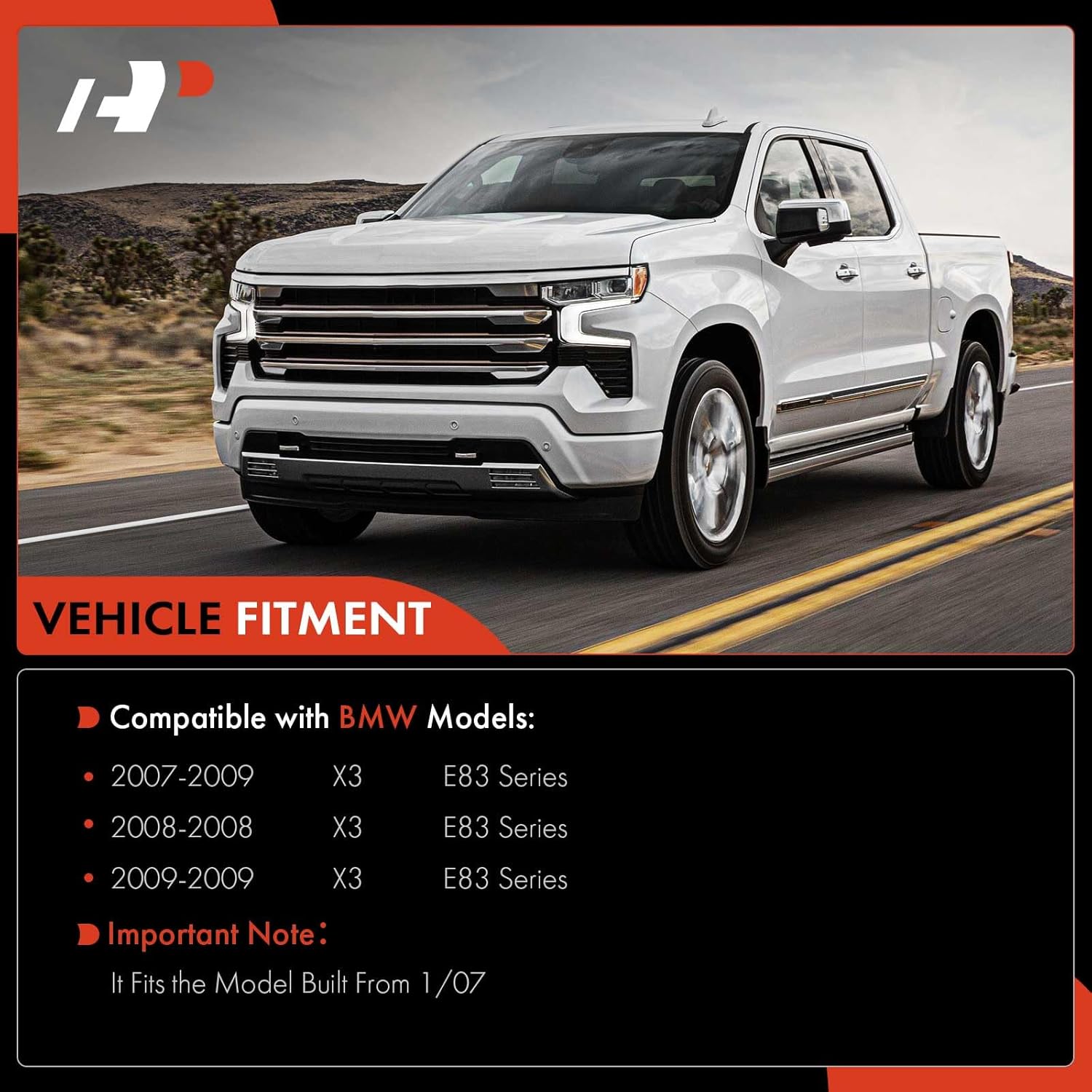 A-Premium Set of 12, Front Lower Forward & Rearward Control Arm, Sway Bar Link, Inner Outer Tie Rod End, Lower Forward Ball Joint, Compatible with BMW E83 Series - X3 2007 2008 2009