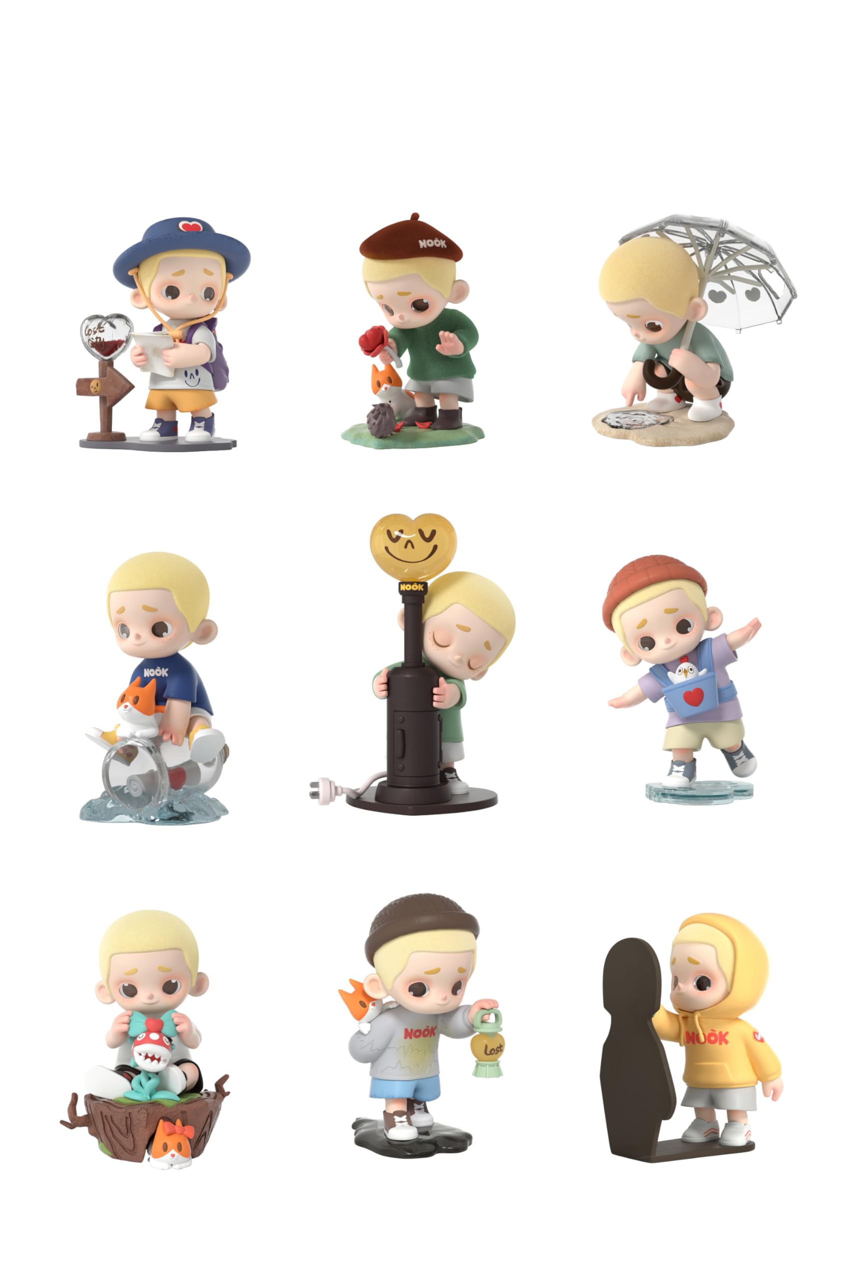 Amazon | 52TOYS BLINDBOX NOOK ハートの探求 8個入りBOX