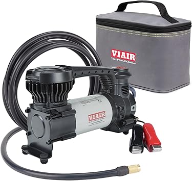 VIAIR Digital EVC88P - Portable Air Compressor Tire Inflator for Car, Truck, SUV & RV | Preset Automatic Shut Off Feature | 12V Heavy Duty On/Off Road Tire Pump Air Compressor 120 PSI