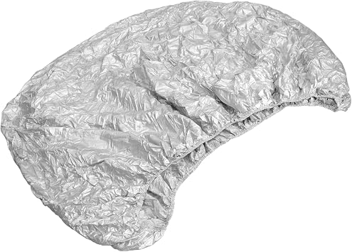 Sosoport 4 Passenger Golfs Cart Enclosure Cover Silver Waterproof Cloth