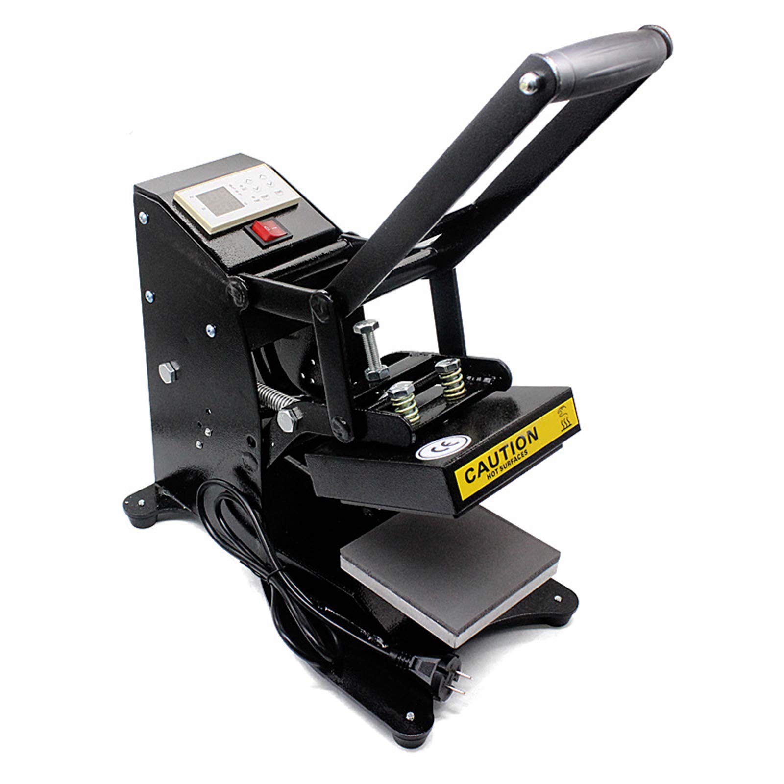 MILECN Heat Press T Shirt Heat Press Transfer Sublimation Machine, Use for Industrial, Professional And Home (12Cm X 12Cm)