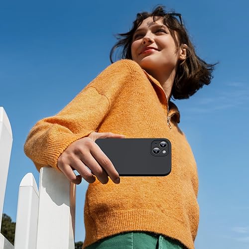 Miniatura 613 de Miracase - Funda diseñada para iPhone 11 con protector de pantalla, funda de goma de silicona líquida, protección total contra caídas y a prueba