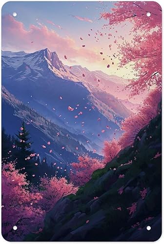 Miniatura 21 de Coastal Tulips with Ocean Waves Metal Tin Sign Wall Decor Retro Sign for Home Living Room Bedroom Coffee Wall Decor Halloween Christmas Gifts