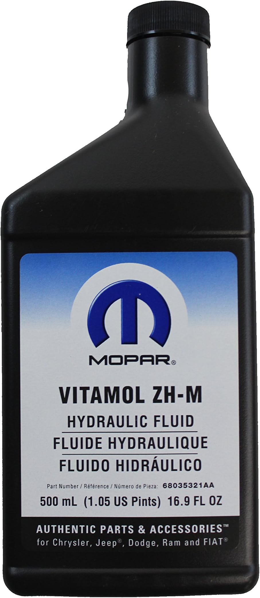Genuine Chrysler Accessories 68035321AA Aral Vitamol ZH-M Hydraulic Fluid - 1 Quart