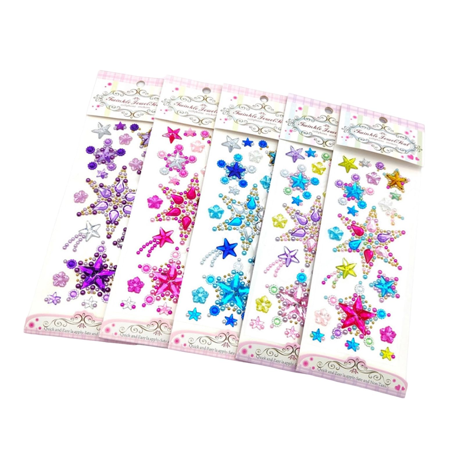 Sticker Jewels Rhinestones for, Selfs Adhesive Stick on Gemstones for Face Scrapbooks Supplies for