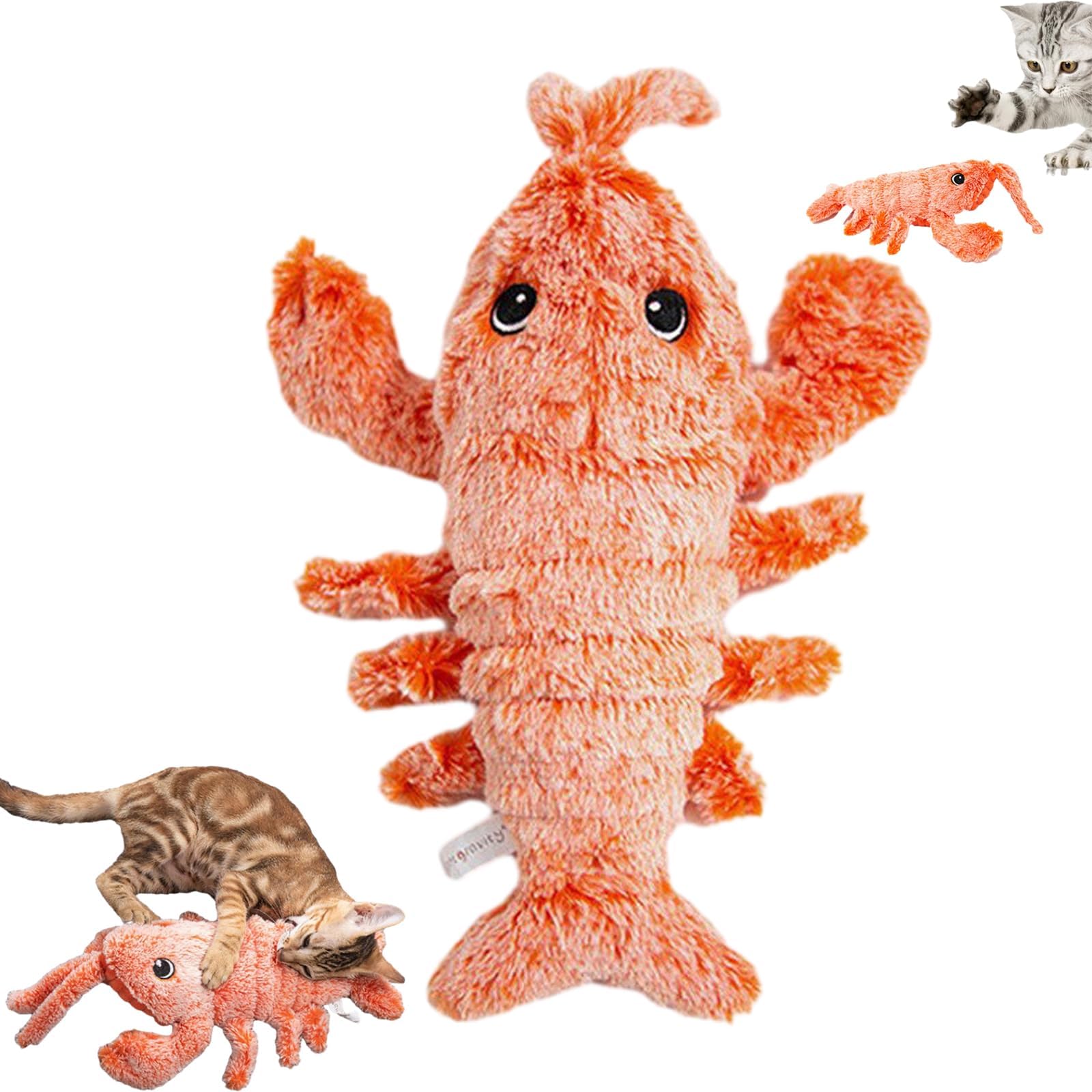 Pet Supplies Furry Fellow Interactive Dog Toy Lobster, Wiggly Lobster