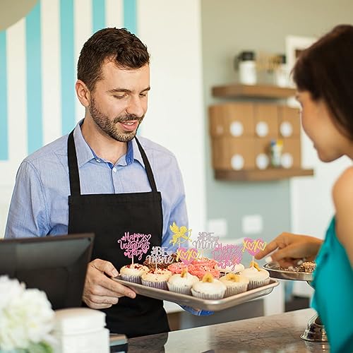 Miniatura 205 de Rsstarxi 36 Pack Happy Valentine's Day Cupcake Toppers Glitter Cupid Love Heart Lip Kiss Me Be Mine Cupcake Picks for Valentine's Day Theme Wedding