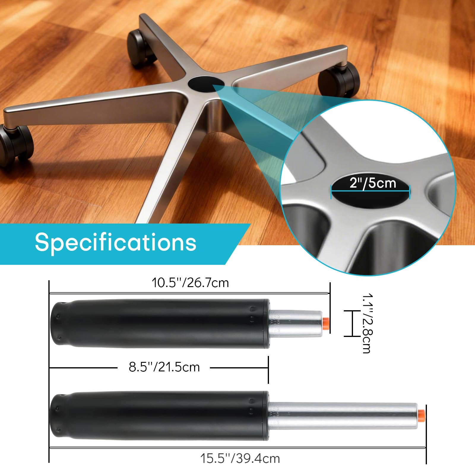 Amazon.co.jp: weyleity オフィスチェア ガスリフト シリンダー 交換用